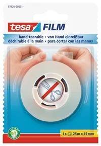 Klebeband „Tesafilm 57520“, transparent, 19 mm x 25 m, TESA